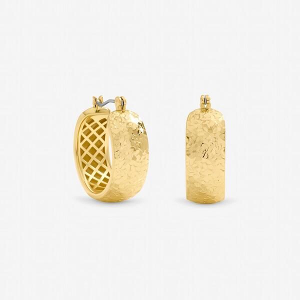 ジョンリチャード レディース アクセサリー ピアス・イヤリング Jon Richard Textured Large Hoop Earrings Gold ゴールド