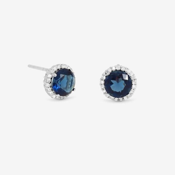 シンプリーシルバー レディース アクセサリー ピアス・イヤリング Simply Silver Sterling Silver 925 Cubic Zirconia Halo Studsilver シル