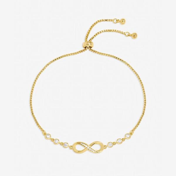 ジョンリチャード レディース アクセサリー ピアス・イヤリング Jon Richard 18K Gold Plated Infinity Toggle Bracelet Silver シルバー