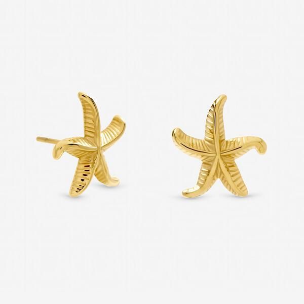 ジョンリチャード レディース アクセサリー ピアス・イヤリング Jon Richard Gold Plated Waterproof Coastal Starfish Earrings Gold ゴー