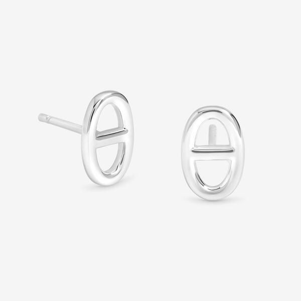 シンプリーシルバー レディース アクセサリー ピアス・イヤリング Simply Silver Sterling Silver 925 Polished Marine Stud Earringsilve