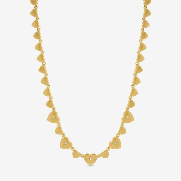 ジョンリチャード レディース アクセサリー ネックレス・チョーカー・ペンダントトップ レース Jon Richard Gold Plated Heart Crystal Necklace Gift P