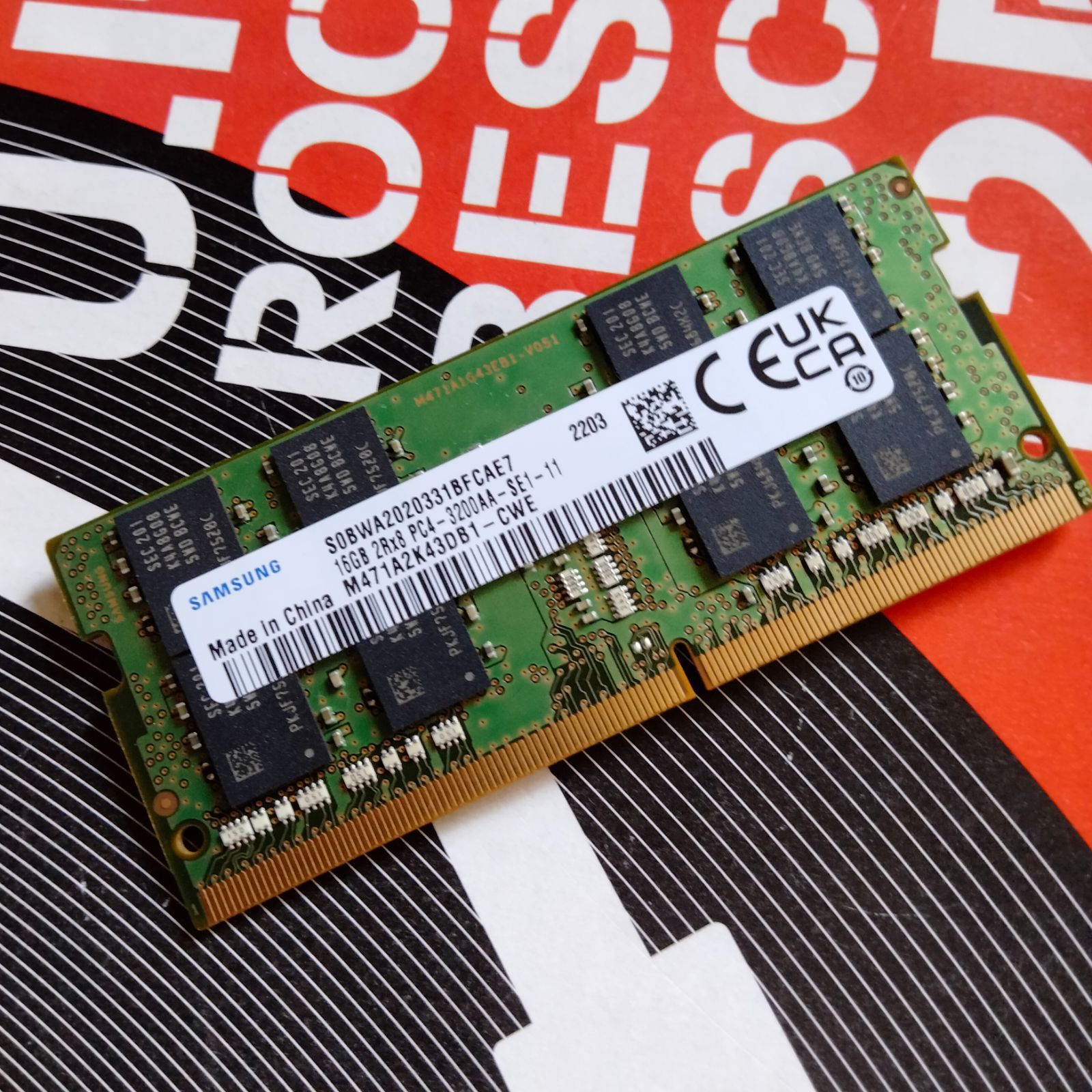 SAMSUNG 16GB DDR4 PC4-3200AA 中古メモリー - メルカリ