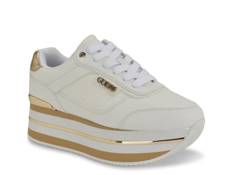 ゲス レディース シューズ スニーカー プラットフォーム GuessHansin Platform Sneaker Off White オフホワイト