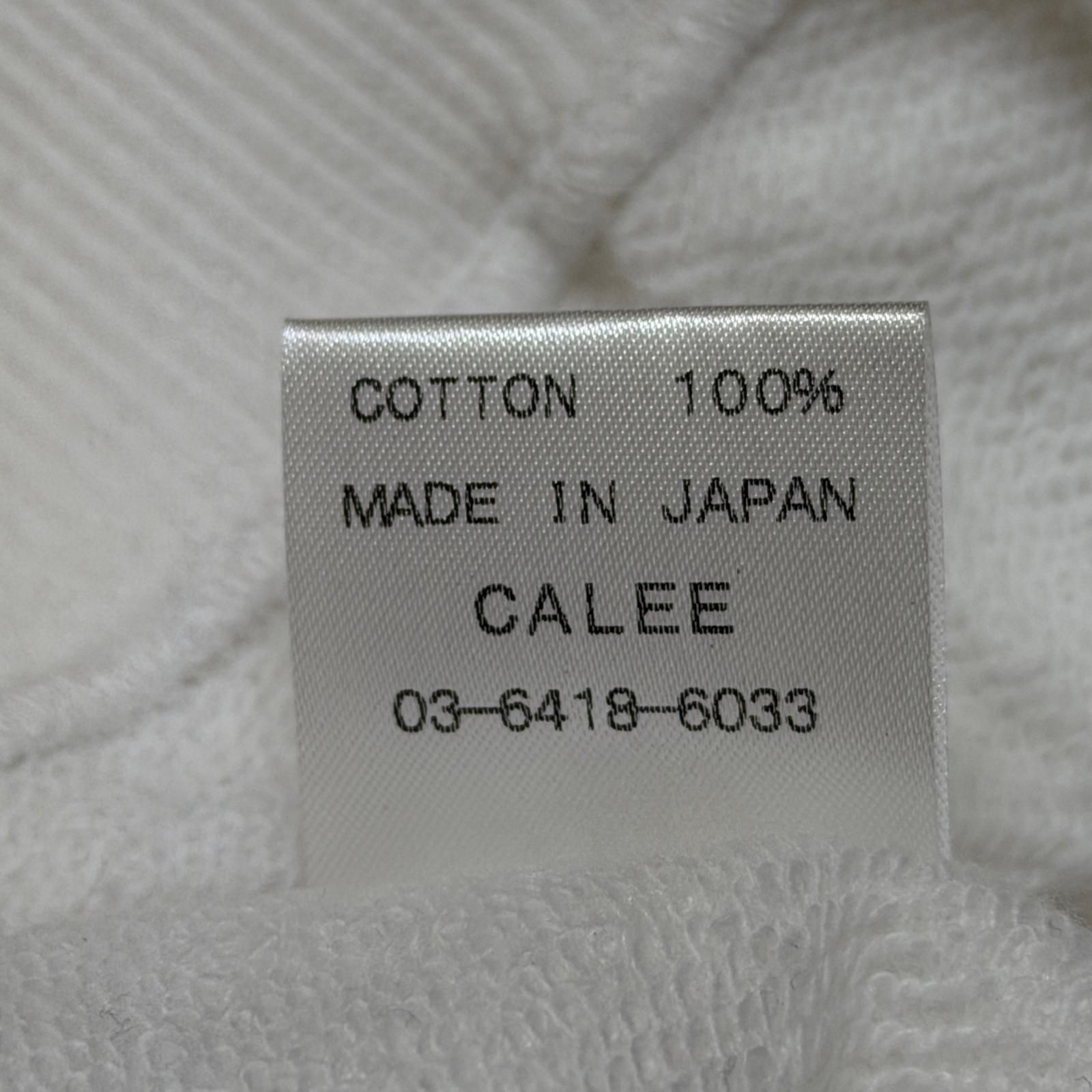 参考上代22000円 未使用 CALEE 25AW LOGO CREW NECK SW ロゴ クルー