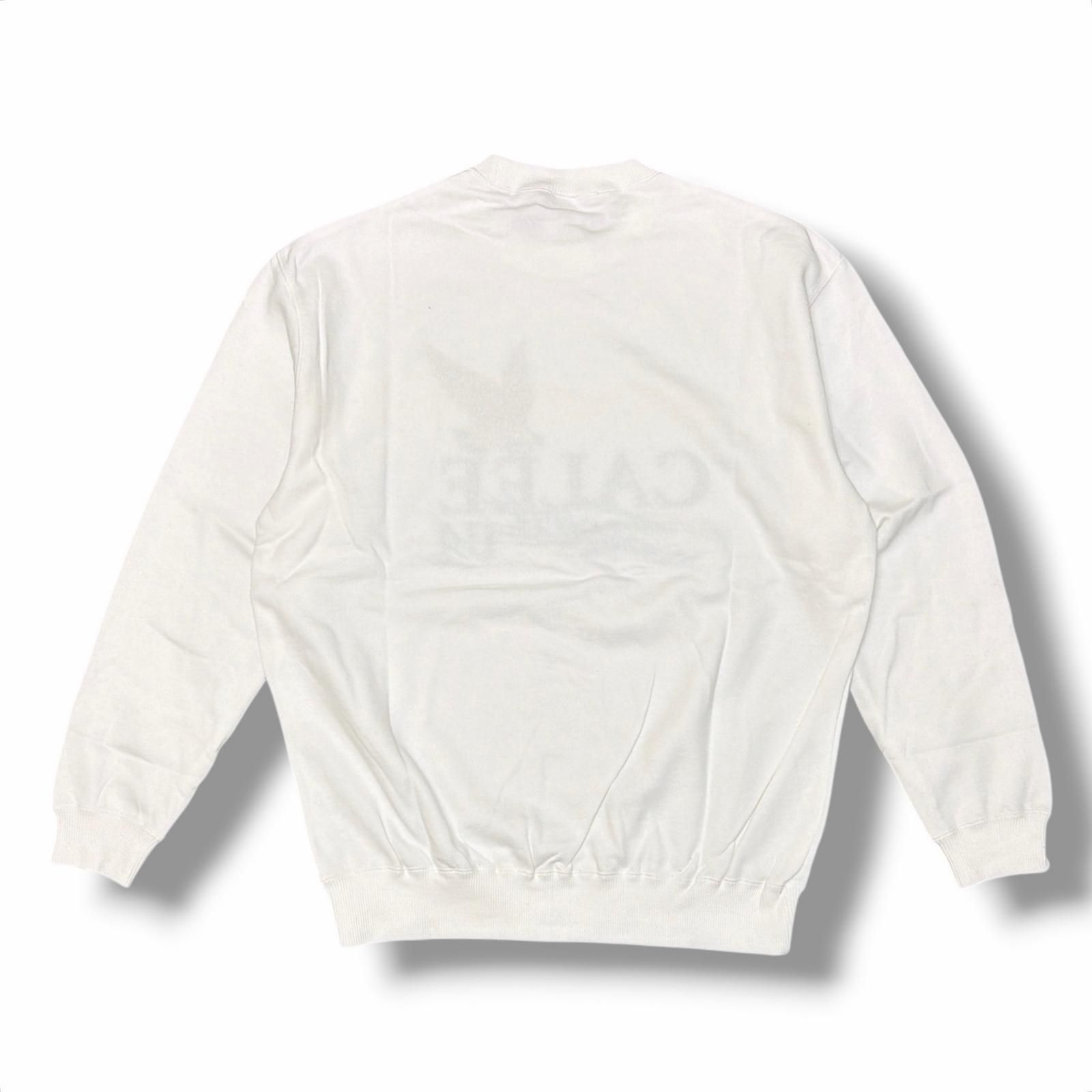 参考上代22000円 未使用 CALEE 25AW LOGO CREW NECK SW ロゴ クルー