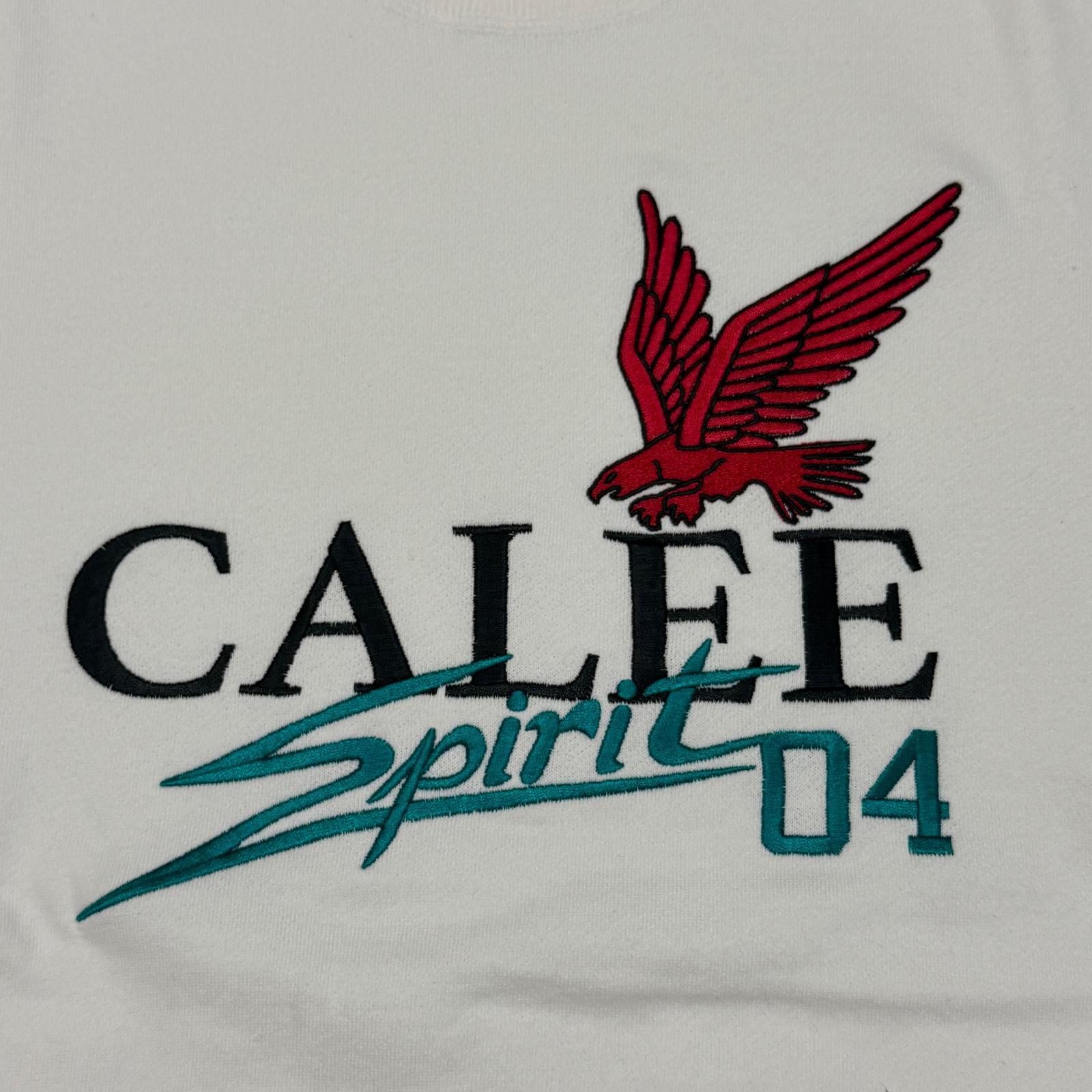参考上代22000円 未使用 CALEE 25AW LOGO CREW NECK SW ロゴ クルー