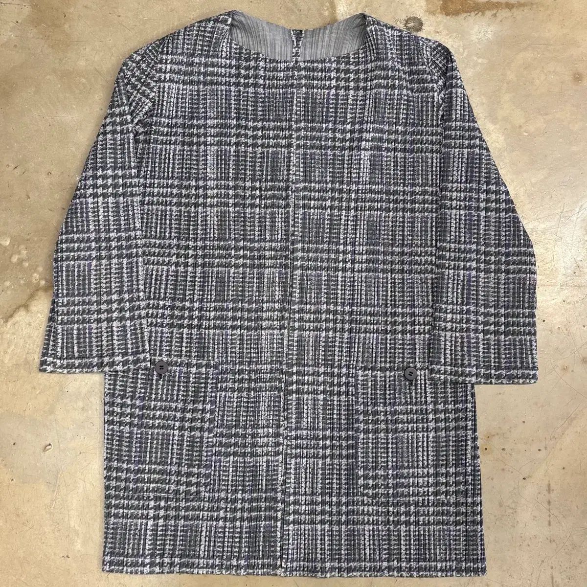 ISSEY MIYAKE PLEATS PLEASE チェックパータン カーディガン ジャケット 5