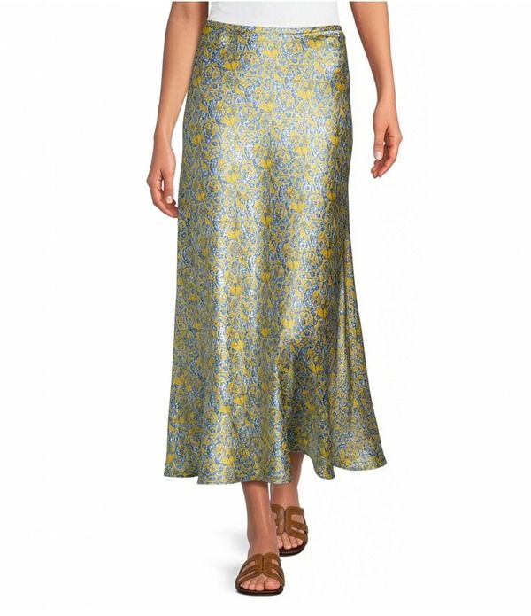 シティブルース レディース ボトムスカート フラワー柄 マキシ フラワー City Blues Bias Floral PullOn Maxi Skirt OceanDijon
