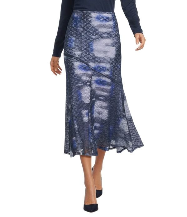 シティブルース レディース ボトムスカート フラワー柄 レース マキシ フラワー City Blues Mixed Floral Splice Lace PullOn Maxi Skirt Midni