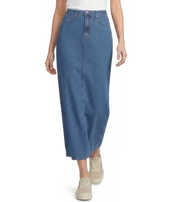 シティブルース レディース ボトムスカート メッシュ デニム マキシ City Blues PullOn Denimesh Maxi Skirt Indigo インディゴ