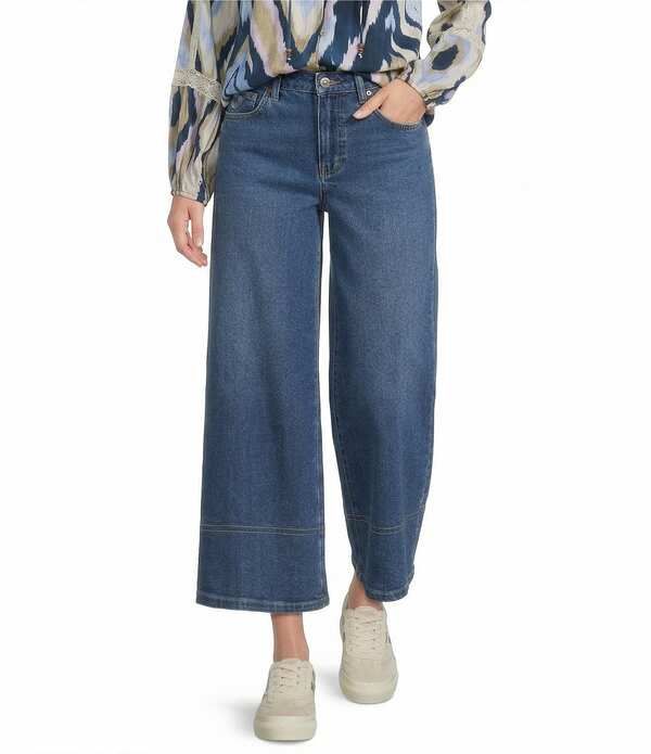 ナーチャー レディース ボトムス カジュアルパンツ クロップド デニム Nurture Drapey Stretch Denim High Rise Cropped Palazzo Pants Med