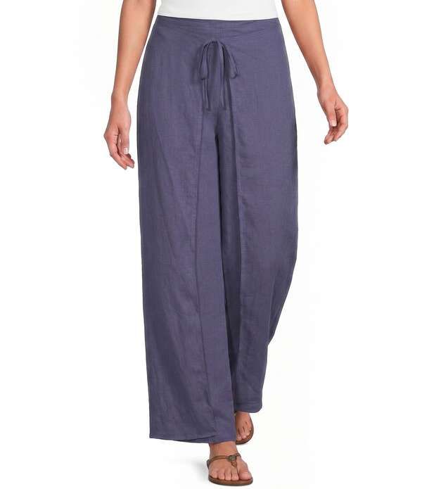 シティブルース レディース ボトムス カジュアルパンツ アンクル リネン City Blues LinenBlend WideLeg PullOn Walk Through Ankle Pantsmo