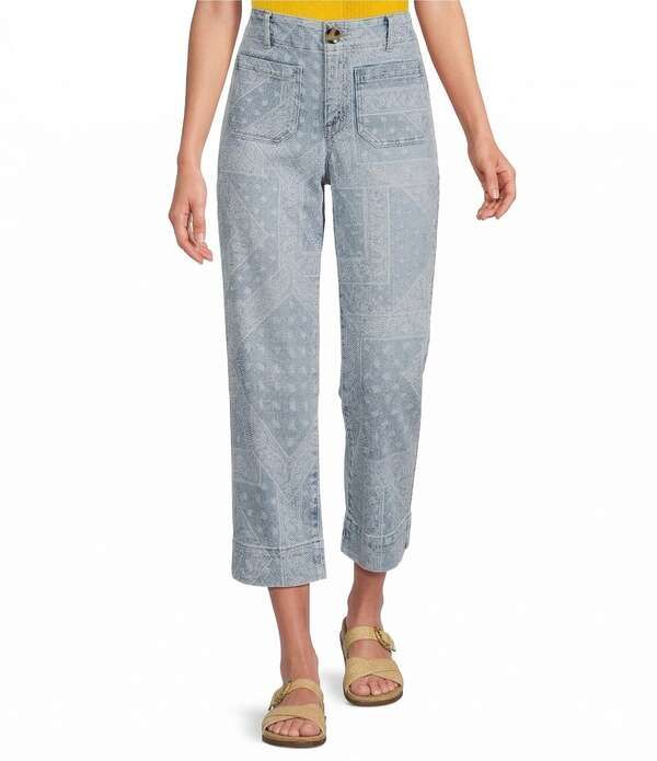 ナーチャー レディース ボトムス カジュアルパンツ ストレート Nurture High Rise Straight Leg Cropants Light Indigo インディゴ
