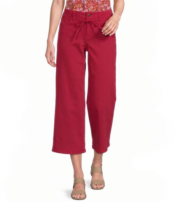 ナーチャー レディース ボトムス カジュアルパンツ ワイドレッグ プチ Nurture Petite Size Mid Rise Flared Wide Leg Cropants Vintage Re