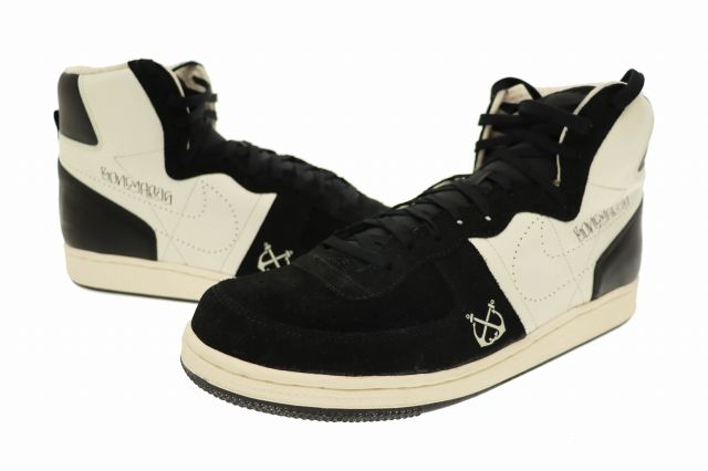ナイキ NIKE ×STUSSY ステューシー ×NEIGHBORHOOD ネイバーフッド TERMINATOR HIGH PREMIUM Boneyards ターミネーター ハイ プレミアム ボーンヤーヅ 330341-011 29 白 黒▲■260612