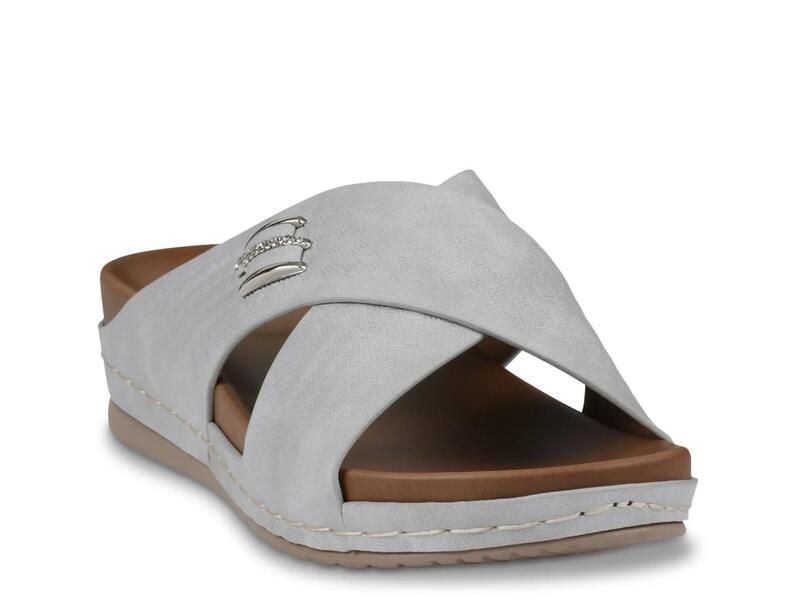 グッドチョイス レディース シューズ サンダル Good ChoiceCarter Wedge Sandal Silver Metallic シルバー