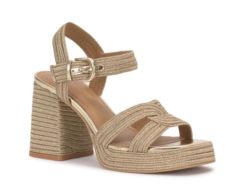 クラウンヴィンテージ レディース シューズ サンダル プラットフォーム Crown VintageDaniya Platform Sandal Gold ゴールド