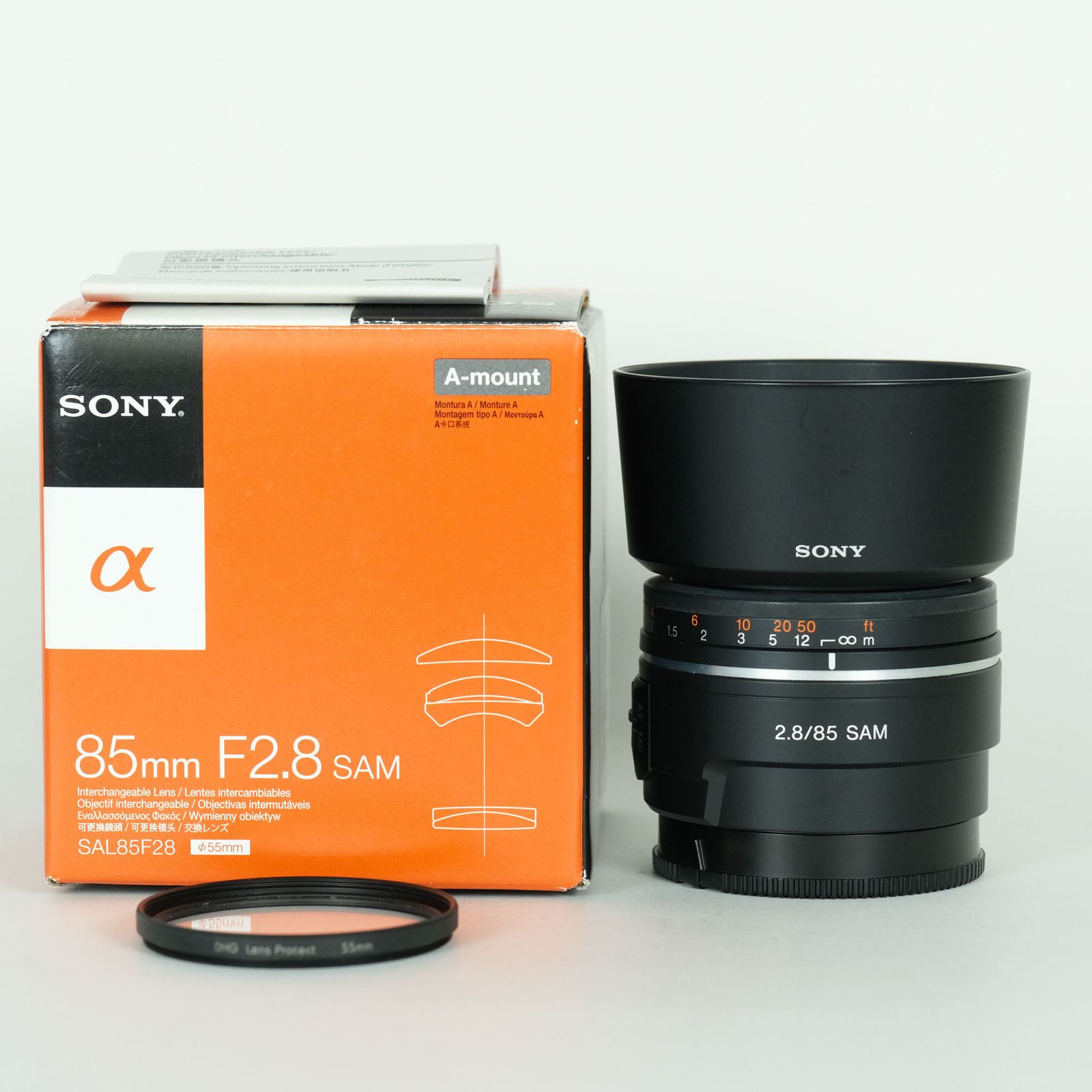 良品 | フィルター付] SONY 85mm F2.8 SAM SAL85F28 | SONY Aマウント