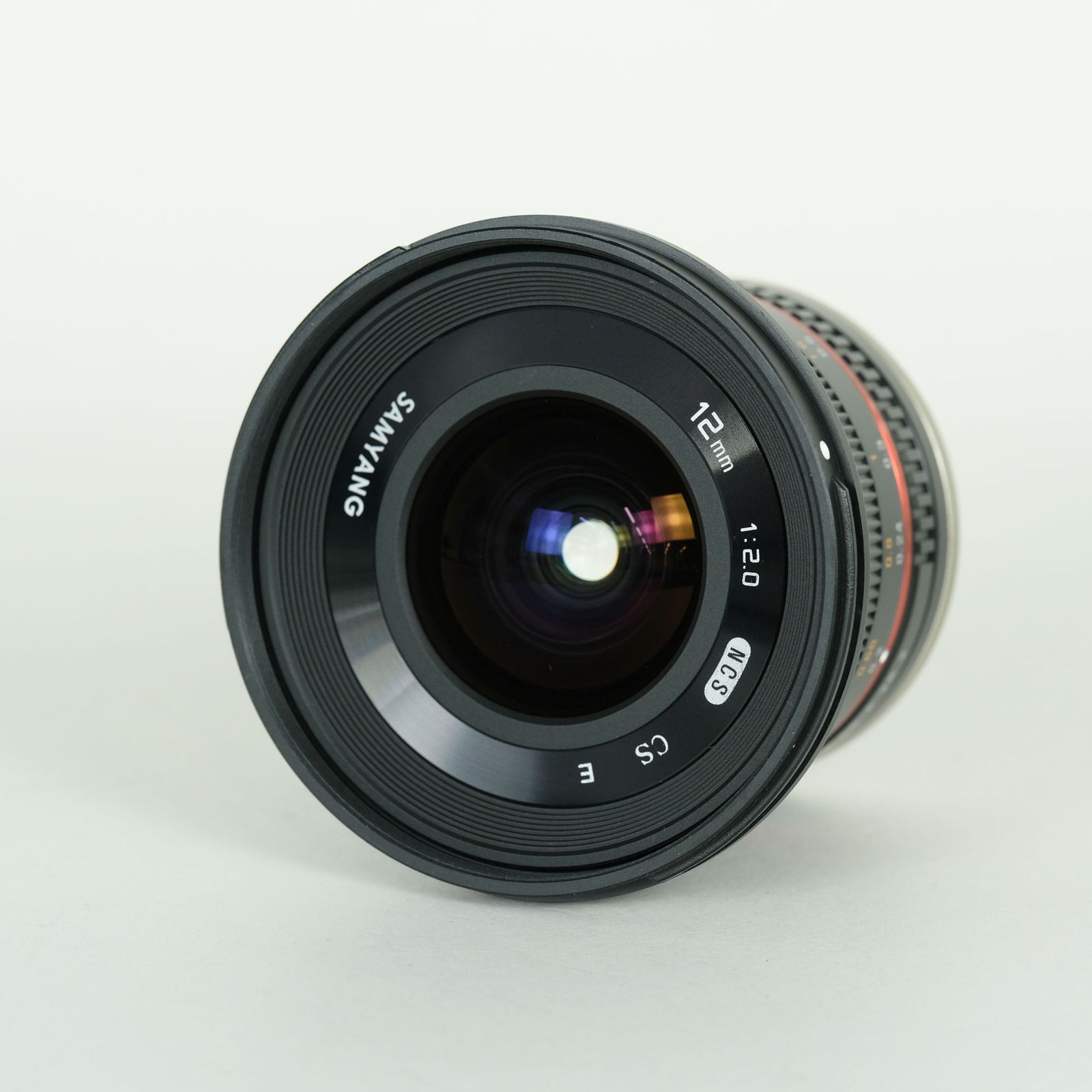 良品 | フィルター付] SAMYANG 12mm F2.0 NCS CS (ソニーE用) ブラック