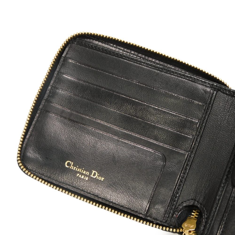 Dior ディオール カナージュ ジップ ウォレット 旧型 ラウンド