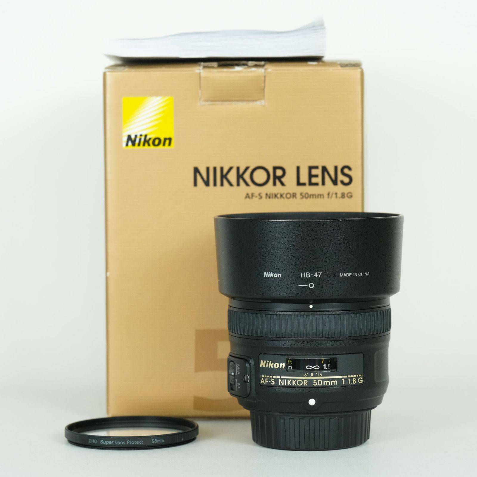 [良品 | フィルター付] Nikon AF-S NIKKOR 50mm f/1.8G | Nikon Fマウント