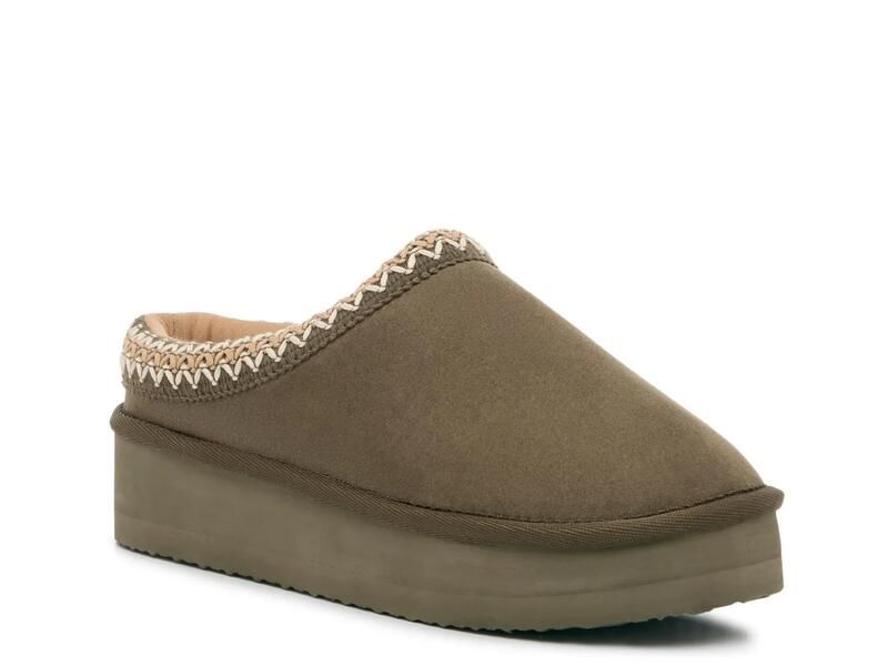クラウンヴィンテージ レディース シューズ サンダル Crown VintageMarcella Slipper Womens Dark Olive Green グリーン