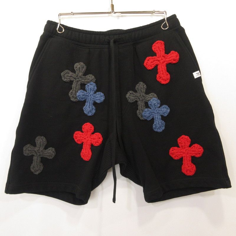 【姫路東店】 中古 Perfect Ribs ×Y.A.R.N. パーフェクトリブス ショートパンツ SWEAT SHORT PANTS PR612052 ブラック サイズ：M 【107】