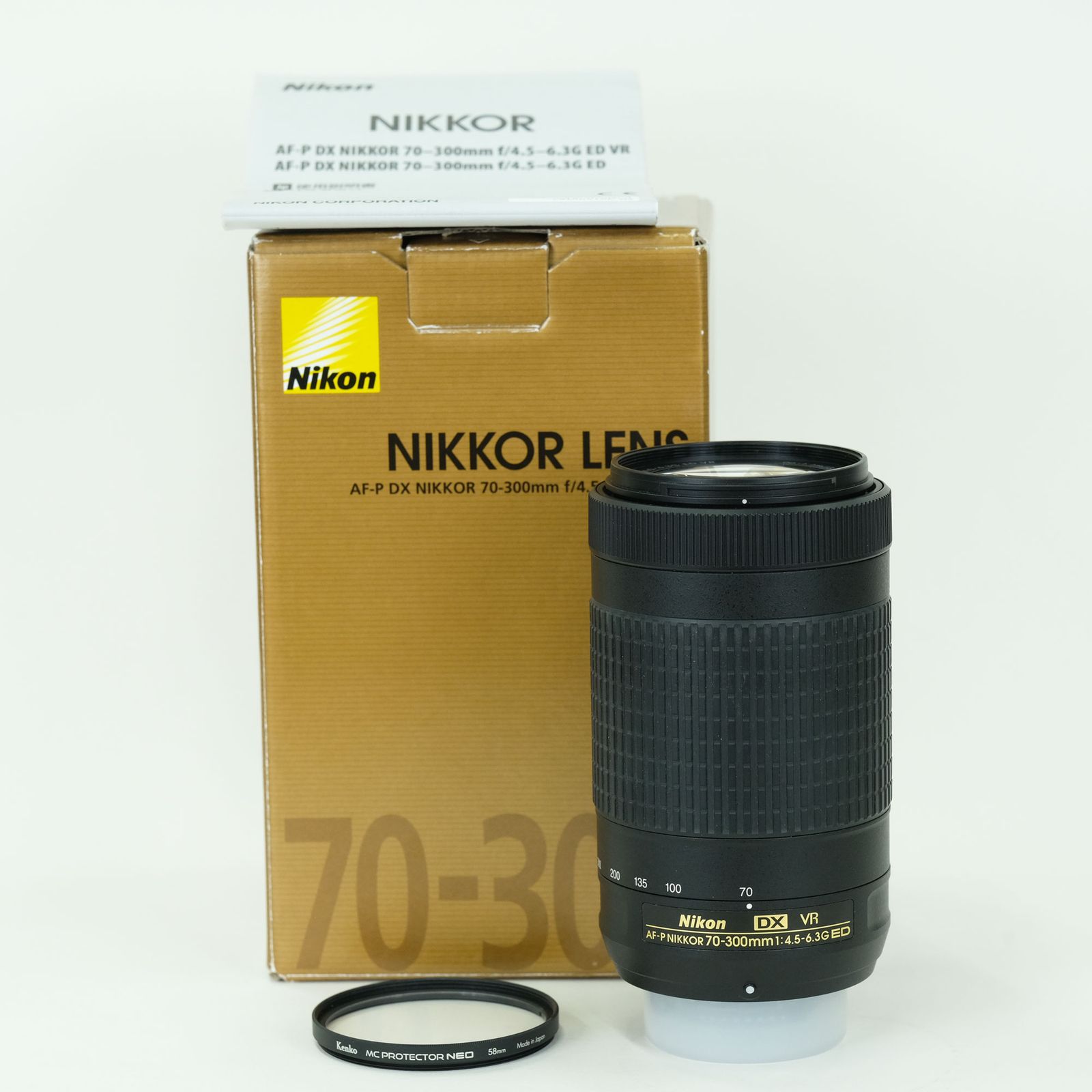 [並品 | フィルター付] Nikon AF-P DX NIKKOR 70-300mm f/4.5-6.3G ED VR | Nikon Fマウント