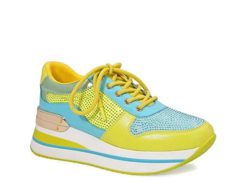 ナインティユニオン レディース シューズ スニーカー Ninety UnionDallas Wedge Sneaker Womens LimeMulticolor ライム