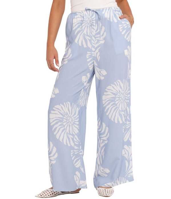 ペタルアンドパップ レディース ボトムス カジュアルパンツ プリント Petal Pup Sui Shell Print HighRise Pantshell Print
