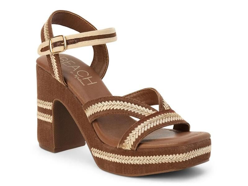 ビーチバイマティス レディース シューズ サンダル プラットフォーム Beach by MatisseAdelaide Platform Sandal Dark Brown ブラウン