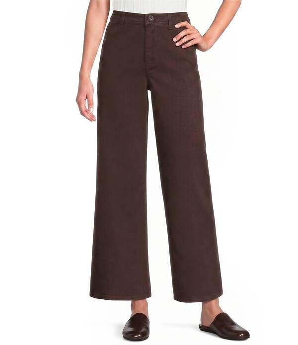アントニオ メラーニ レディース ボトムス カジュアルパンツ ワイドレッグ Antonio Melani Raleighigh Rise Wide Leg Pants Chocolate チョコレート