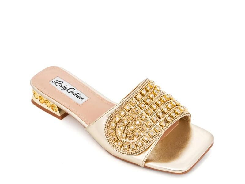 レディクチュール レディース シューズ サンダル Lady CoutureIvy Sandal Gold Metallic ゴールド