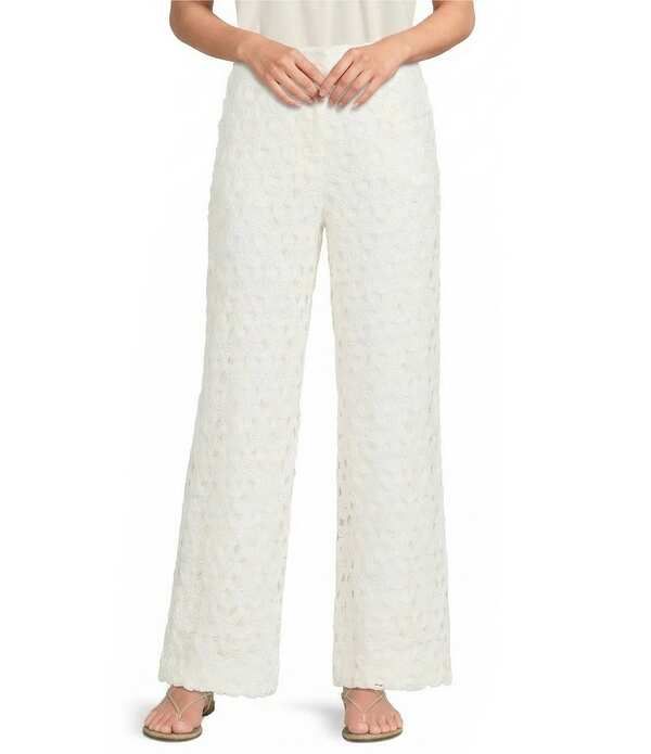 ラインアンドドット レディース ボトムス カジュアルパンツ ワイドレッグ Line andot Bowen Wide Leg Pants Ivory アイボリー 31,070円