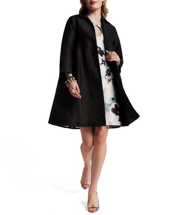 フランセスバレンタイン レディース アウター コート ジャケット FRANCES VALENTINE Charlotte Dupioni Spread Collar Bracelet Sleeve O