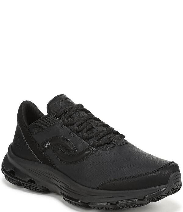 ライカ レディース シューズ スニーカー レザー Ryka Womens Devotion Sr Leather Walking Sneakers Black ブラック
