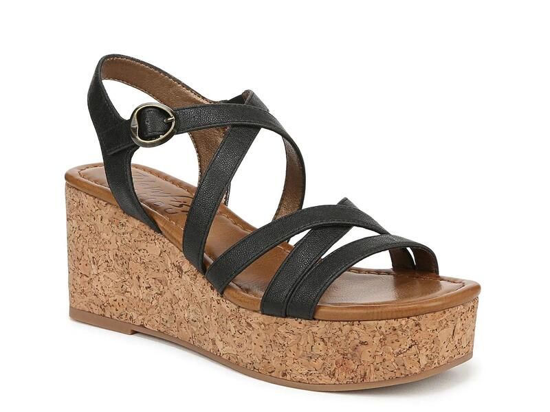 ブローフィッシュマリブ レディース シューズ サンダル Blowfish MalibuAurora Wedge Sandal BlackCork Wedge ブラック
