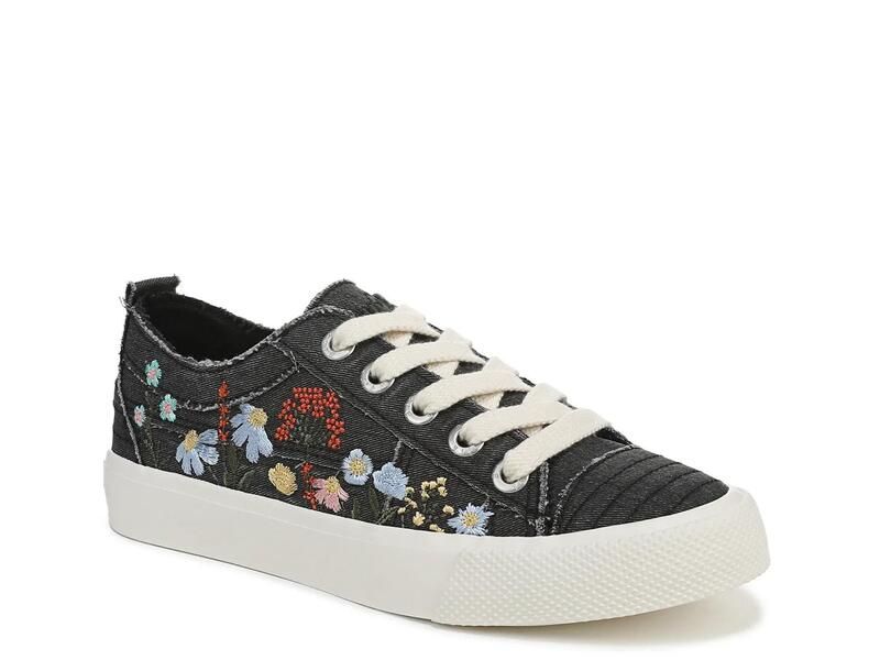 ブローフィッシュマリブ レディース シューズ スニーカー Blowfish MalibuVivid Sneaker Womens Black Floral Embroidery ブラック