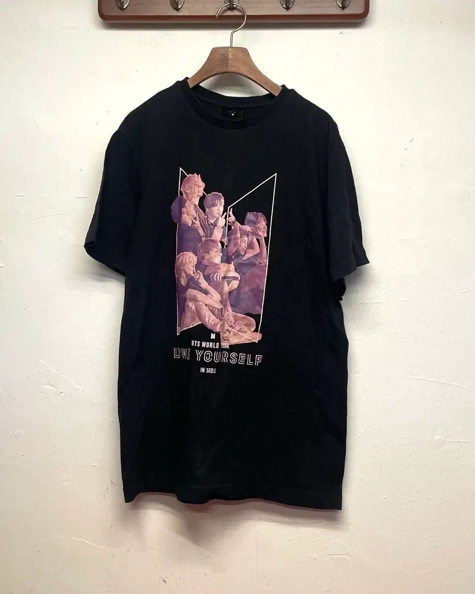 BTS 2019 ブラック 半袖 Tシャツ