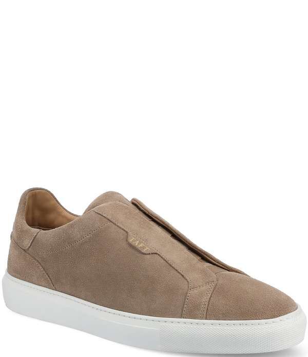 タフト メンズ シューズ スリッポン・ローファー スニーカー スエード Taft Mens Jamesuede Slip On Sneakers Taupe トープ