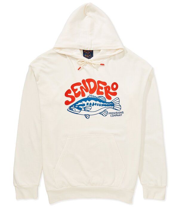 センデロプロビジョンズ メンズ アウター パーカー・スウェット Sendero Provisions Co Lunker Long Sleeve Hoodie Vintage White ホワイト