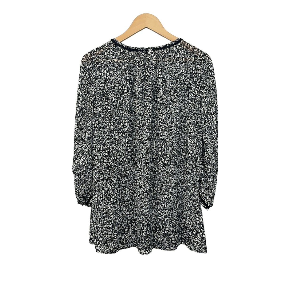 Leilian(レリアン) チュニック サイズ11 M レディース美品 - 白×黒 