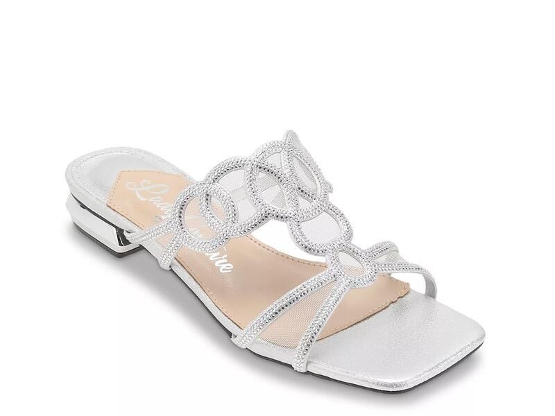 レディクチュール レディース シューズ サンダル Lady CoutureFab Sandal Silver Metallic シルバー