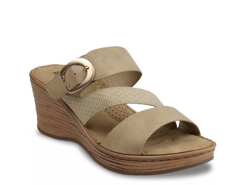 グッドチョイス レディース シューズ サンダル Good ChoiceOdalis Wedge Sandal Natural Beige ベージュ