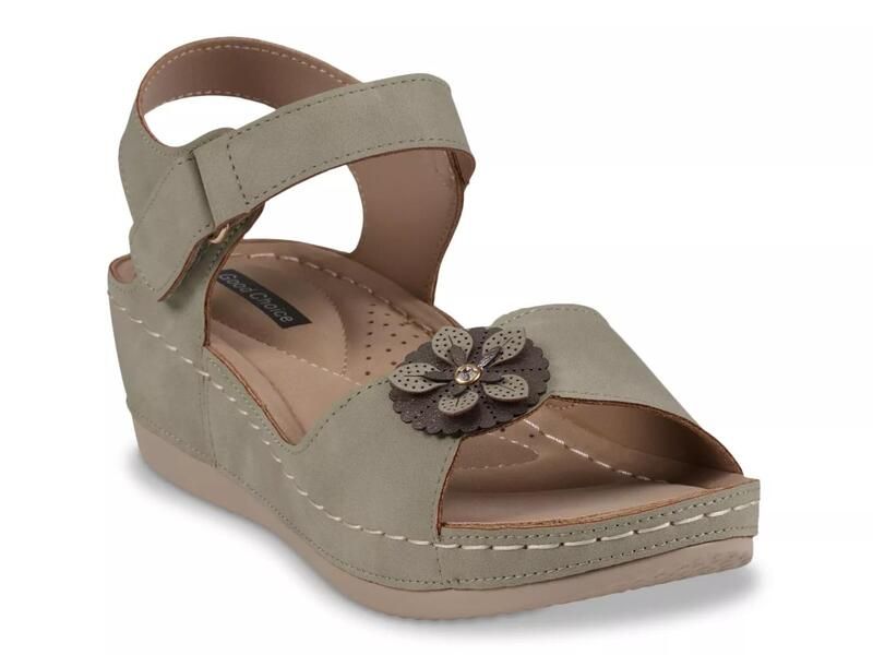 グッドチョイス レディース シューズ サンダル Good ChoiceMaxwell Wedge Sandal Sage Green グリーン