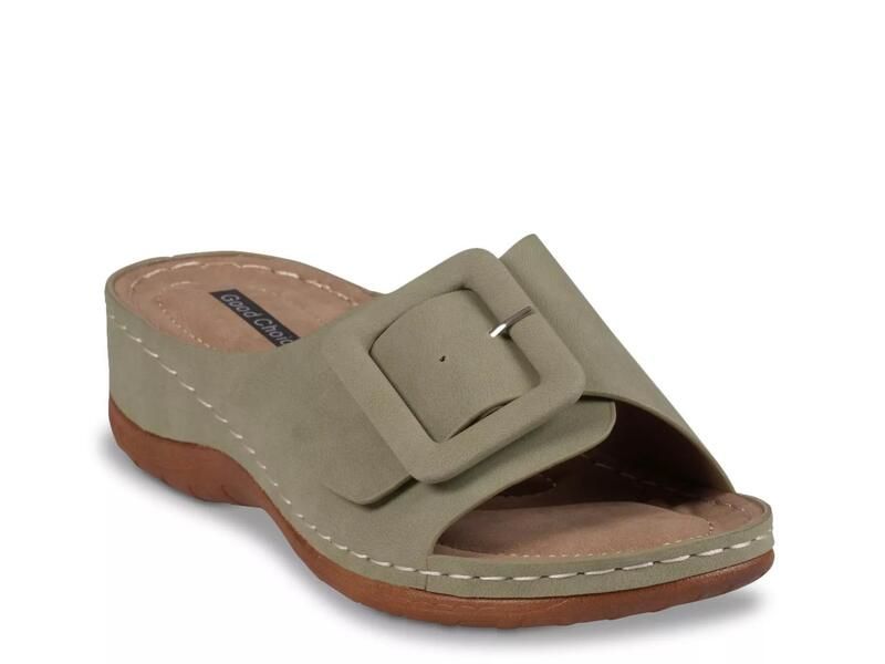グッドチョイス レディース シューズ サンダル Good ChoiceHamden Wedge Sandal Sage Green グリーン
