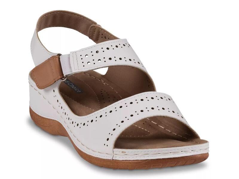 グッドチョイス レディース シューズ サンダル Good ChoiceFoster Wedge Sandal White ホワイト