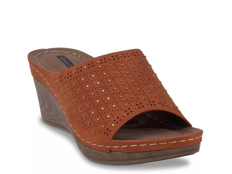 グッドチョイス レディース シューズ サンダル Good ChoiceAtlanta Wedge Sandal Rust ラスト