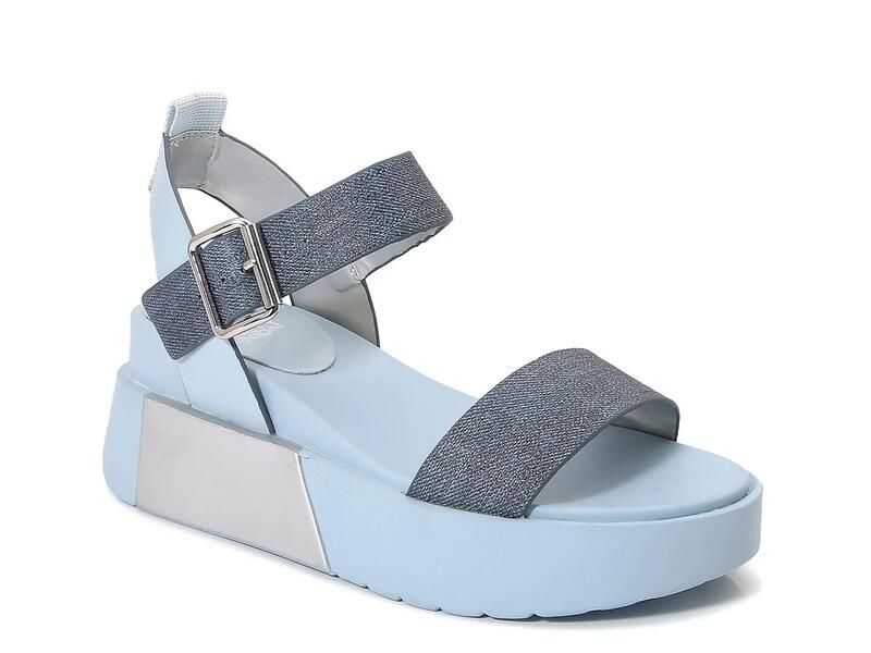 ナインティユニオン レディース シューズ サンダル Ninety UnionWonder Wedge Sandal Blue ブルー